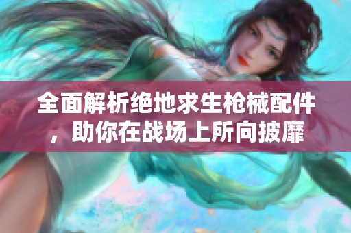 全面解析绝地求生枪械配件，助你在战场上所向披靡