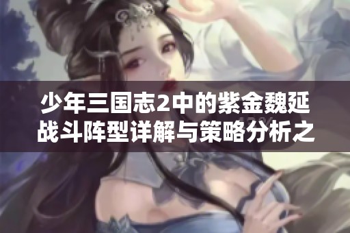 少年三国志2中的紫金魏延战斗阵型详解与策略分析之万蒙手游网指南