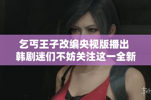 乞丐王子改编央视版播出 韩剧迷们不妨关注这一全新社会题材的故事