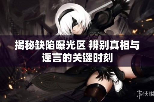 揭秘缺陷曝光区 辨别真相与谣言的关键时刻
