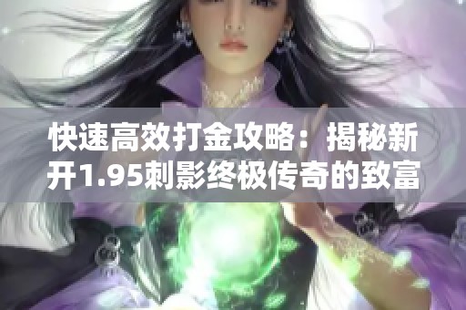 快速高效打金攻略：揭秘新开1.95刺影终极传奇的致富之道