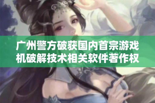 广州警方破获国内首宗游戏机破解技术相关软件著作权侵权案件，严打不法行为