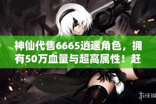 神仙代售6665逍遥角色，拥有50万血量与超高属性！赶快来了解一下吧！