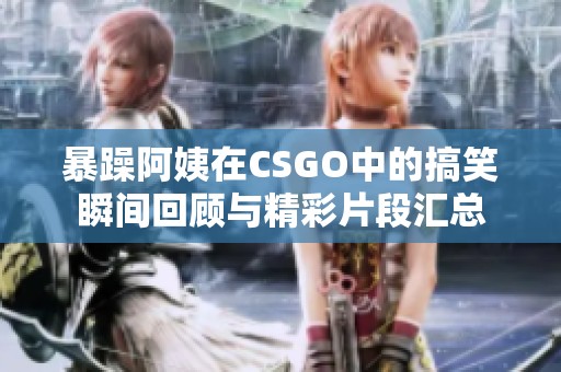 暴躁阿姨在CSGO中的搞笑瞬间回顾与精彩片段汇总