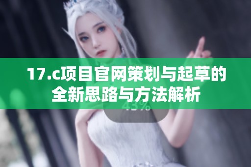 17.c项目官网策划与起草的全新思路与方法解析