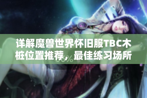 详解魔兽世界怀旧服TBC木桩位置推荐，最佳练习场所与战斗技巧分享