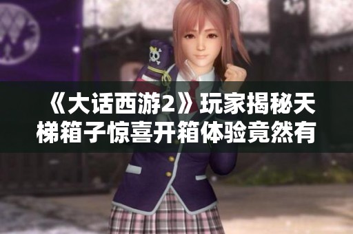 《大话西游2》玩家揭秘天梯箱子惊喜开箱体验竟然有意外收获与惊喜投资！