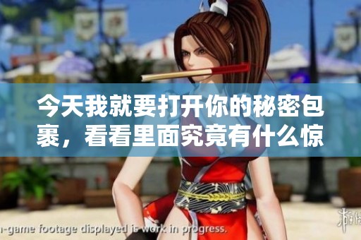 今天我就要打开你的秘密包裹，看看里面究竟有什么惊喜
