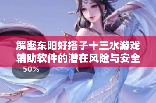 解密东阳好搭子十三水游戏辅助软件的潜在风险与安全防范技巧