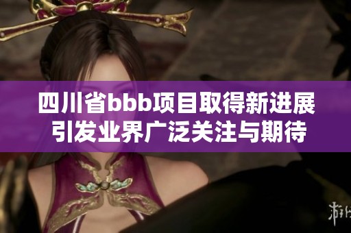 四川省bbb项目取得新进展 引发业界广泛关注与期待