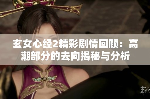 玄女心经2精彩剧情回顾：高潮部分的去向揭秘与分析