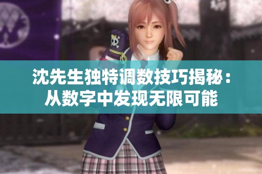 沈先生独特调数技巧揭秘：从数字中发现无限可能