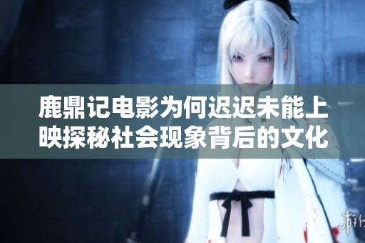 鹿鼎记电影为何迟迟未能上映探秘社会现象背后的文化根源和市场挑战