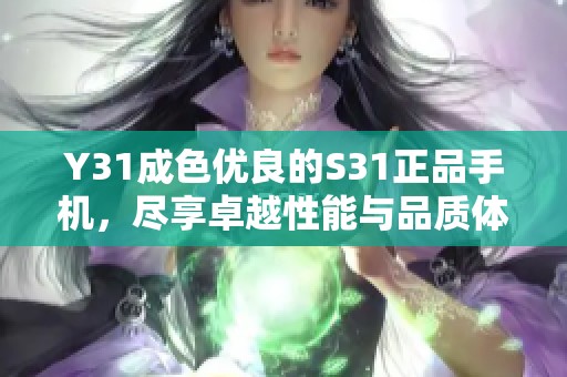 Y31成色优良的S31正品手机，尽享卓越性能与品质体验