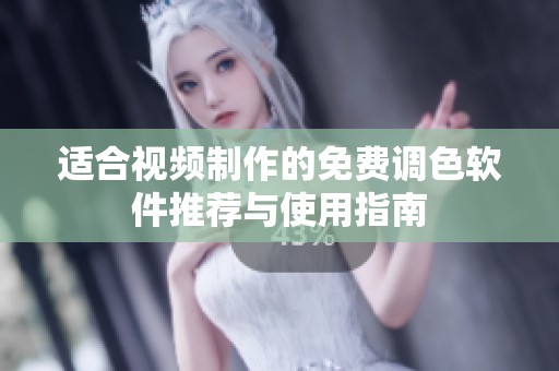 适合视频制作的免费调色软件推荐与使用指南