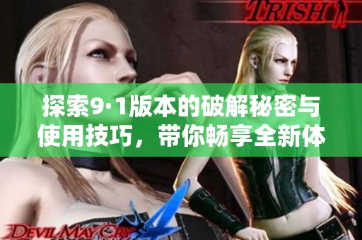 探索9·1版本的破解秘密与使用技巧，带你畅享全新体验