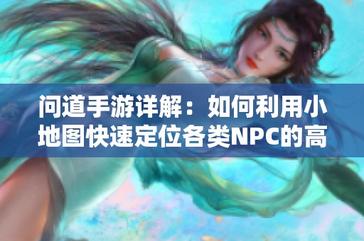 问道手游详解：如何利用小地图快速定位各类NPC的高效攻略与技巧分享