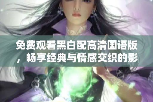 免费观看黑白配高清国语版，畅享经典与情感交织的影视体验