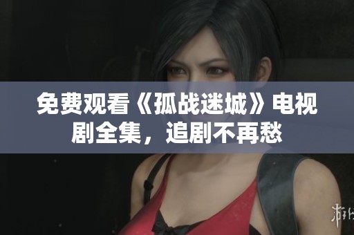 免费观看《孤战迷城》电视剧全集，追剧不再愁