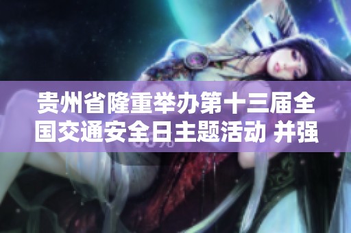 贵州省隆重举办第十三届全国交通安全日主题活动 并强调安全出行的重要性