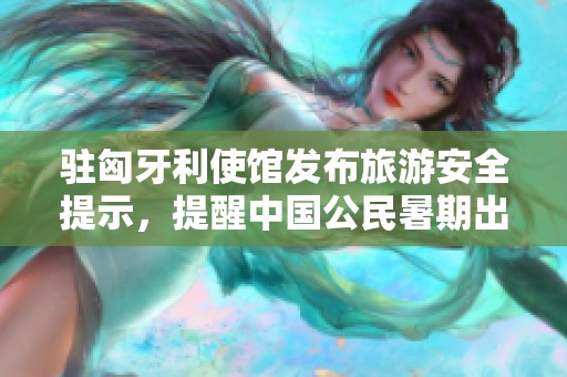 驻匈牙利使馆发布旅游安全提示，提醒中国公民暑期出行需警惕安全隐患