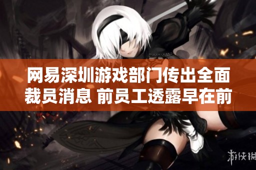 网易深圳游戏部门传出全面裁员消息 前员工透露早在前年已停止招聘