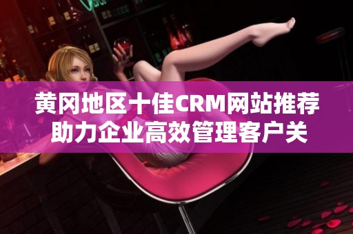 黄冈地区十佳CRM网站推荐 助力企业高效管理客户关系