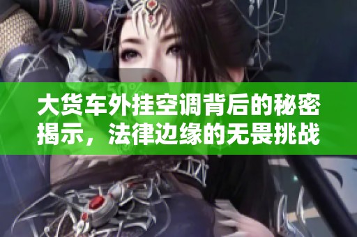 大货车外挂空调背后的秘密揭示，法律边缘的无畏挑战引发关注