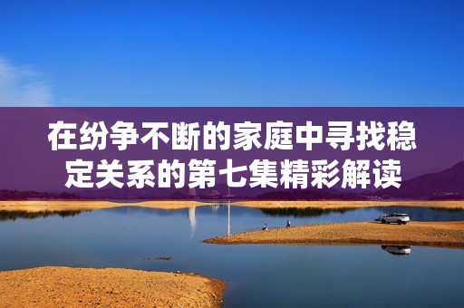 在纷争不断的家庭中寻找稳定关系的第七集精彩解读