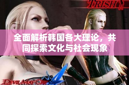 全面解析韩国各大理论，共同探索文化与社会现象