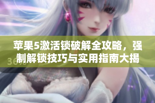 苹果5激活锁破解全攻略，强制解锁技巧与实用指南大揭秘