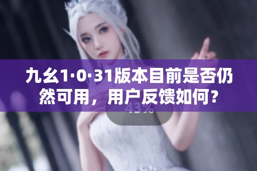 九幺1·0·31版本目前是否仍然可用，用户反馈如何？