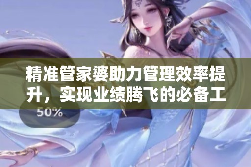 精准管家婆助力管理效率提升，实现业绩腾飞的必备工具