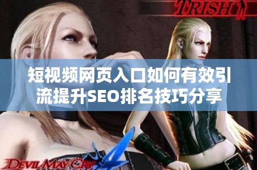 短视频网页入口如何有效引流提升SEO排名技巧分享