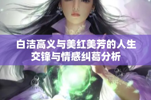 白洁高义与美红美芳的人生交锋与情感纠葛分析