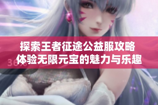 探索王者征途公益服攻略 体验无限元宝的魅力与乐趣