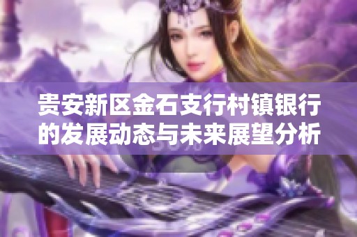 贵安新区金石支行村镇银行的发展动态与未来展望分析