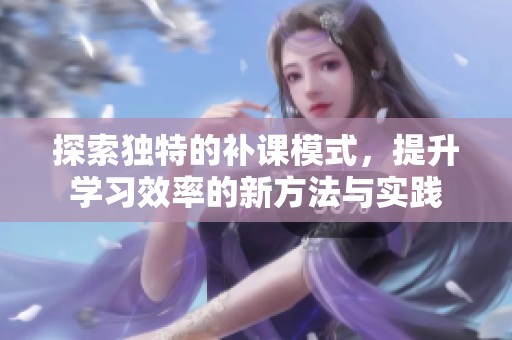 探索独特的补课模式，提升学习效率的新方法与实践