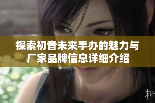探索初音未来手办的魅力与厂家品牌信息详细介绍