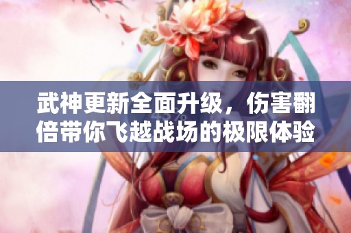 武神更新全面升级，伤害翻倍带你飞越战场的极限体验