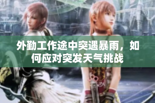 外勤工作途中突遇暴雨，如何应对突发天气挑战