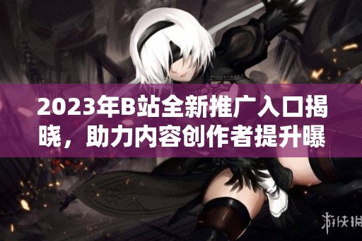 2023年B站全新推广入口揭晓，助力内容创作者提升曝光度