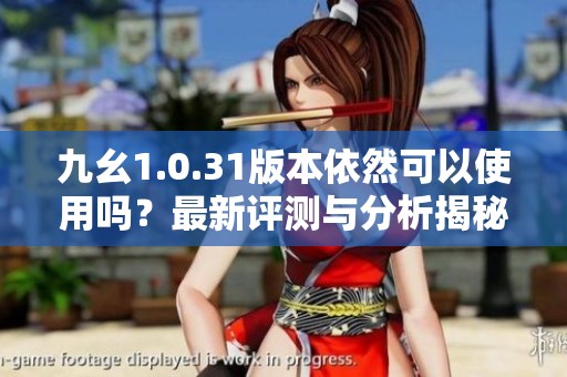 九幺1.0.31版本依然可以使用吗？最新评测与分析揭秘