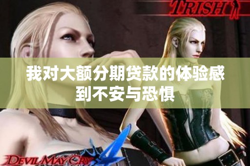 我对大额分期贷款的体验感到不安与恐惧