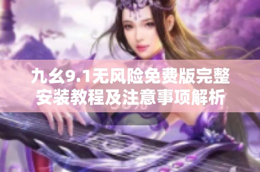 九幺9.1无风险免费版完整安装教程及注意事项解析