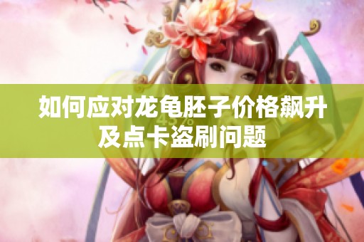 如何应对龙龟胚子价格飙升及点卡盗刷问题