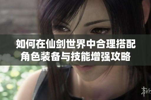 如何在仙剑世界中合理搭配角色装备与技能增强攻略