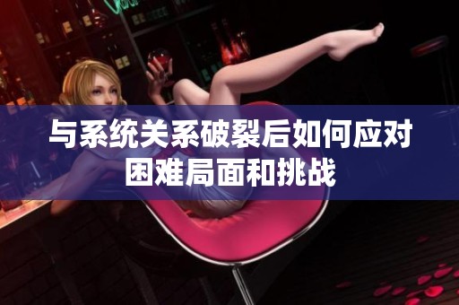 与系统关系破裂后如何应对困难局面和挑战