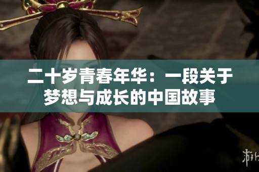 二十岁青春年华：一段关于梦想与成长的中国故事