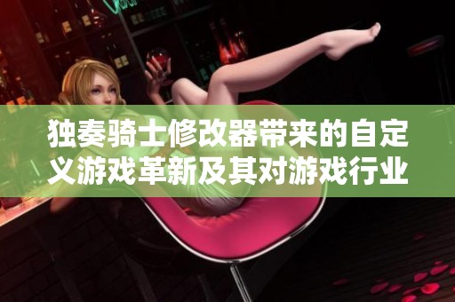 独奏骑士修改器带来的自定义游戏革新及其对游戏行业的深远影响